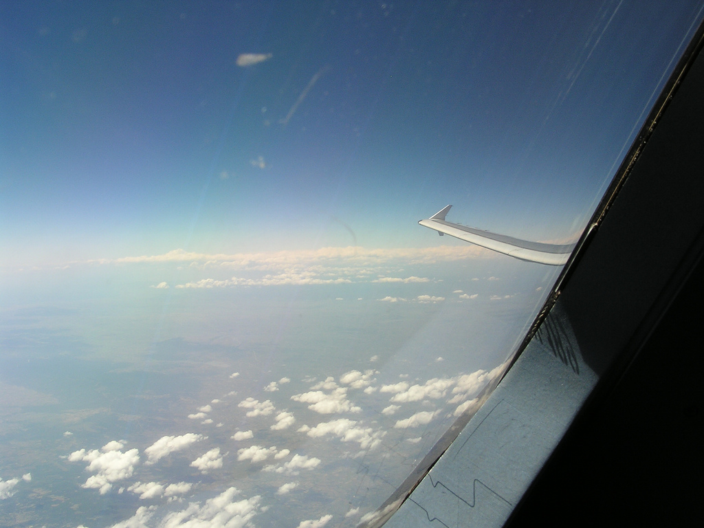 Winglet visto desde la cabina del A320