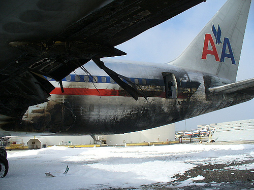 Aircraft Fire at LAX Maintenance Facility